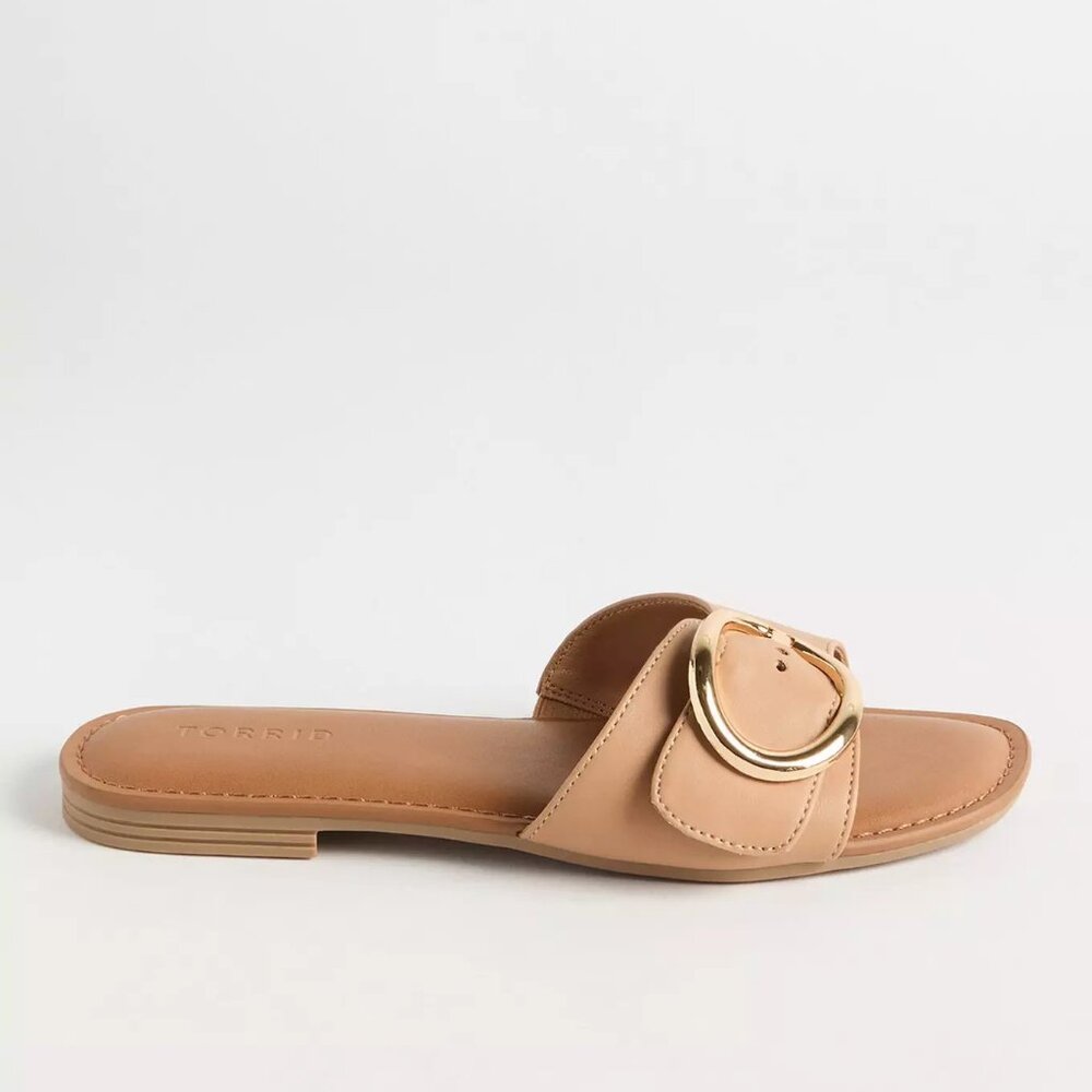 NWT Torrid Buckle Slide Sandals